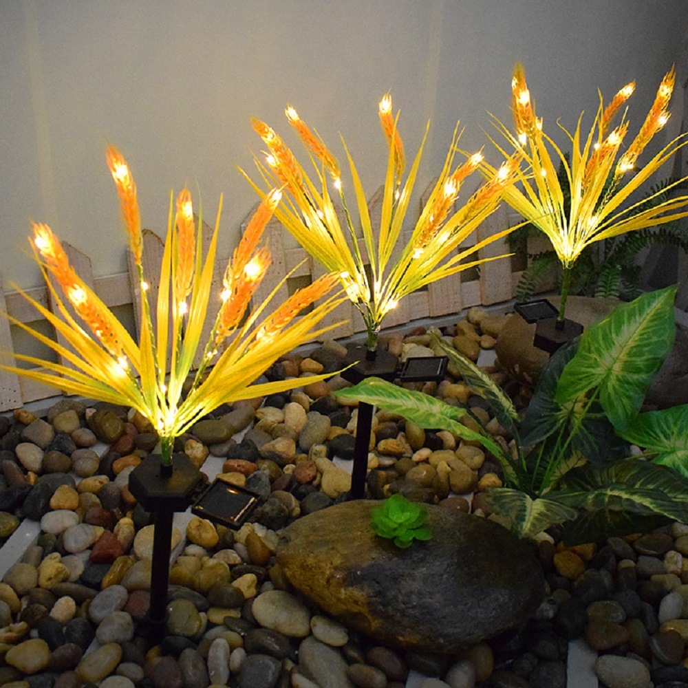 Taringa Wheat Figure Lights Rama Powered Solar Garden Lights (ESG18468)