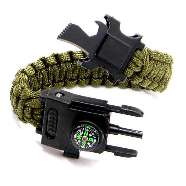 Ohotata Multifunction Paracord Bracelet Survival Utauta Waho Hopuni (ESG18265)