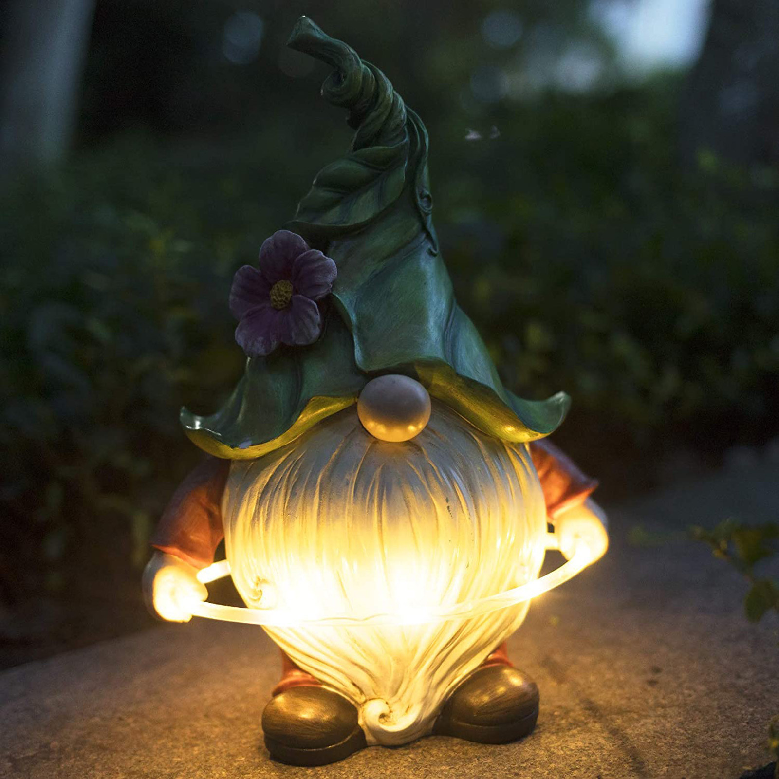 Koha Whakapaipai Resin Garden Figurine Rarama LED (ESG17910)